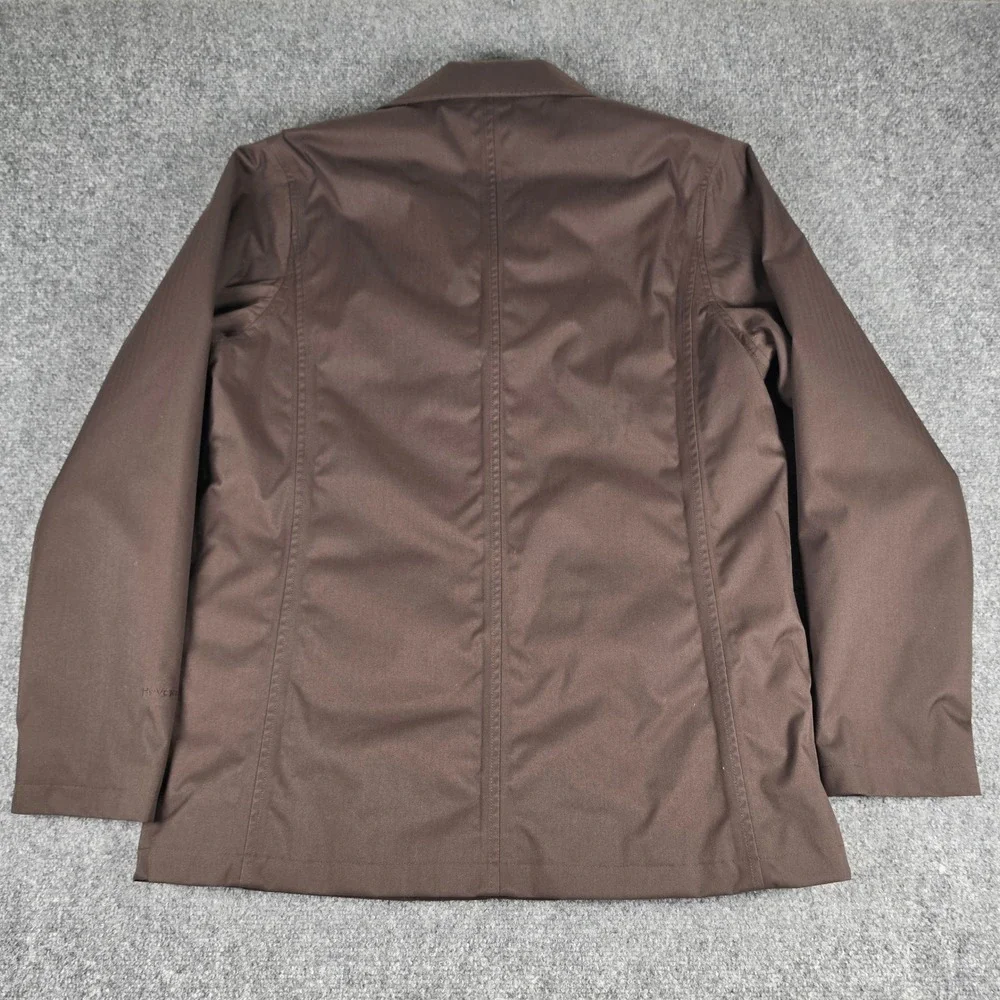 The North Face Insulated Field Jacket Mens L Brown HyVent Herringbone Barn